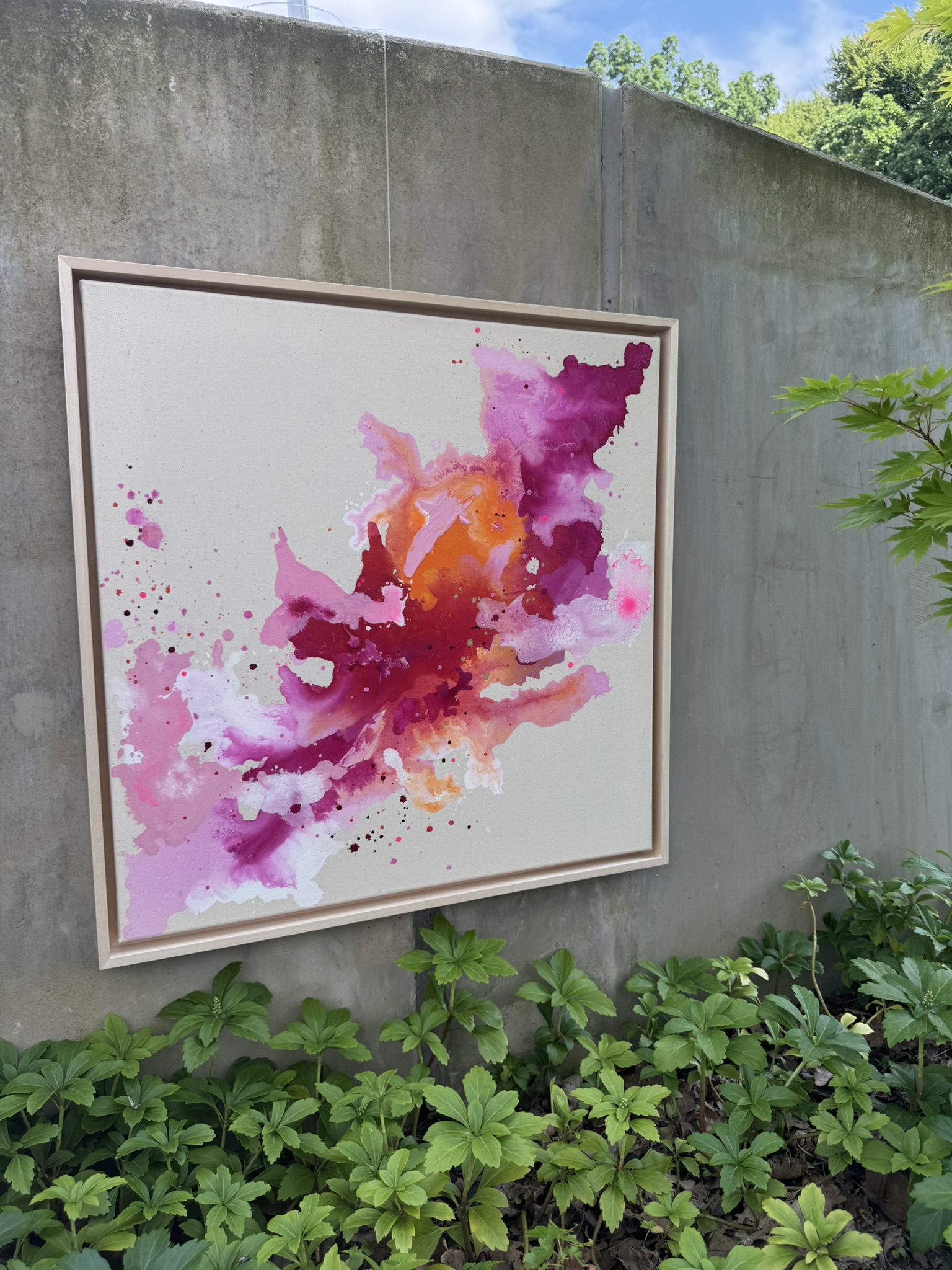 Leise Wärme, 2026, Acryl auf grundierter Leinwand, Ansicht 7
